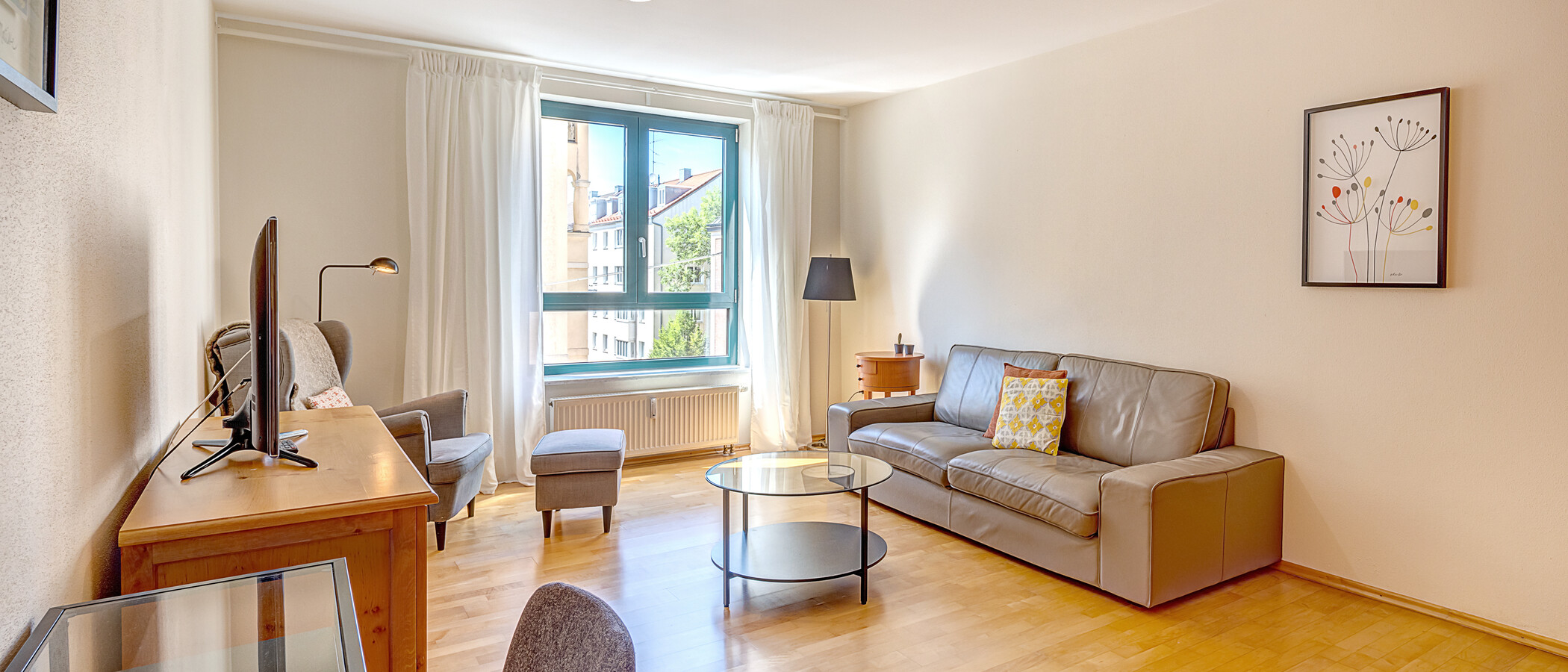 Wohnung München Maxvorstadt - Museumsviertel 01 Wohnbereich 4289