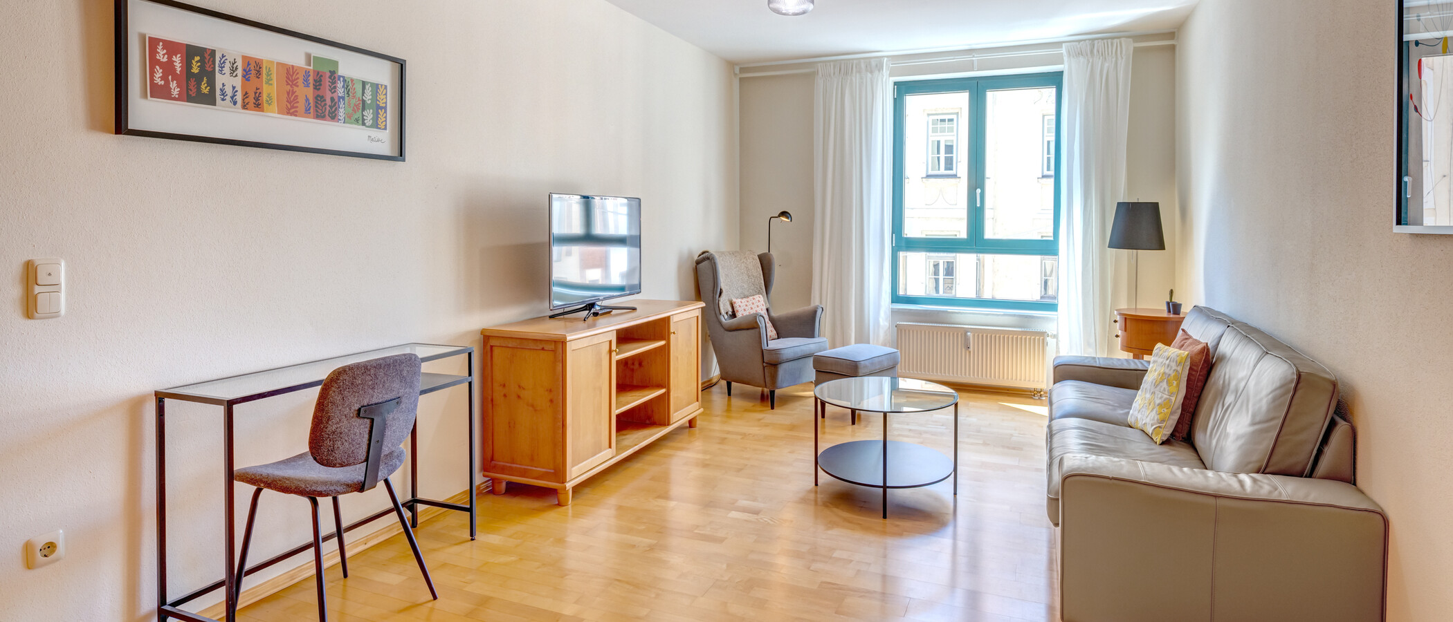 Wohnung München Maxvorstadt - Museumsviertel 02 Wohnbereich 4289