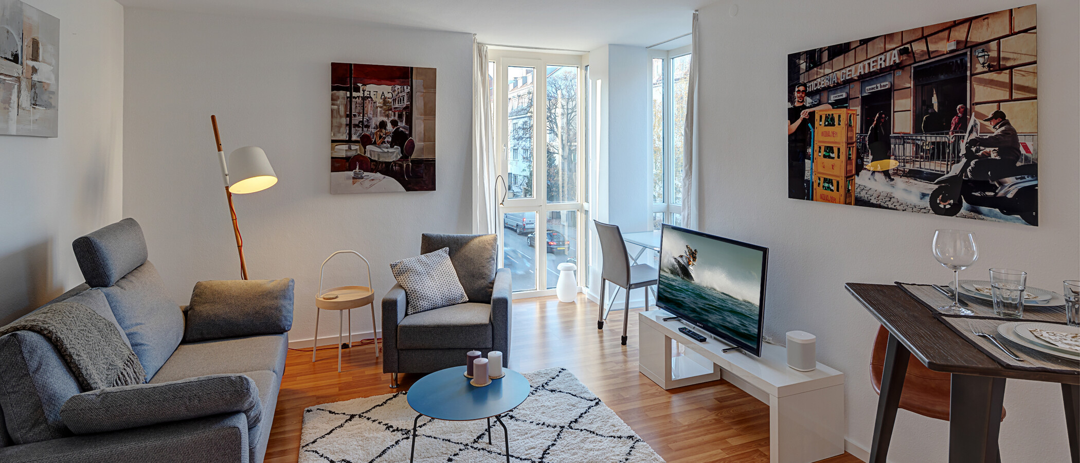 Wohnung München Schwabing (rechts der Leopoldstraße) 02 Wohnbereich 4338
