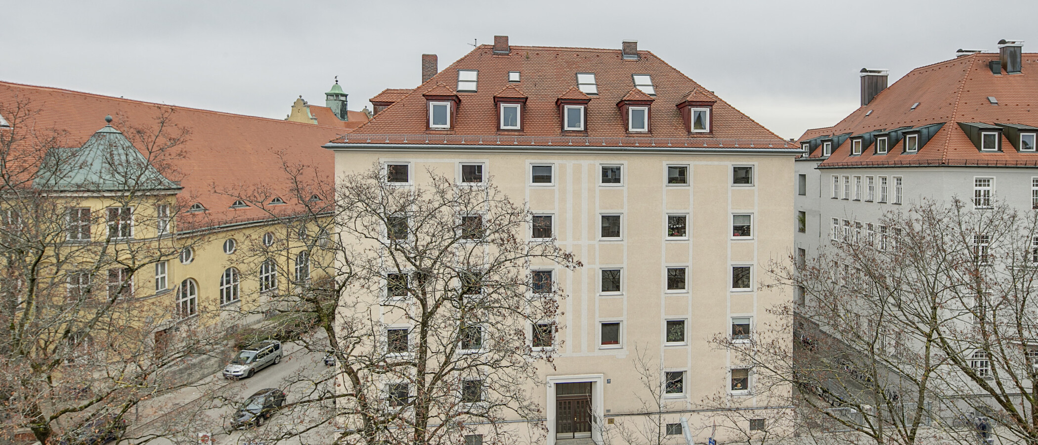 Dachgeschosswohnung München Schwabing (links der Leopoldstraße) 01 Aussicht 4340