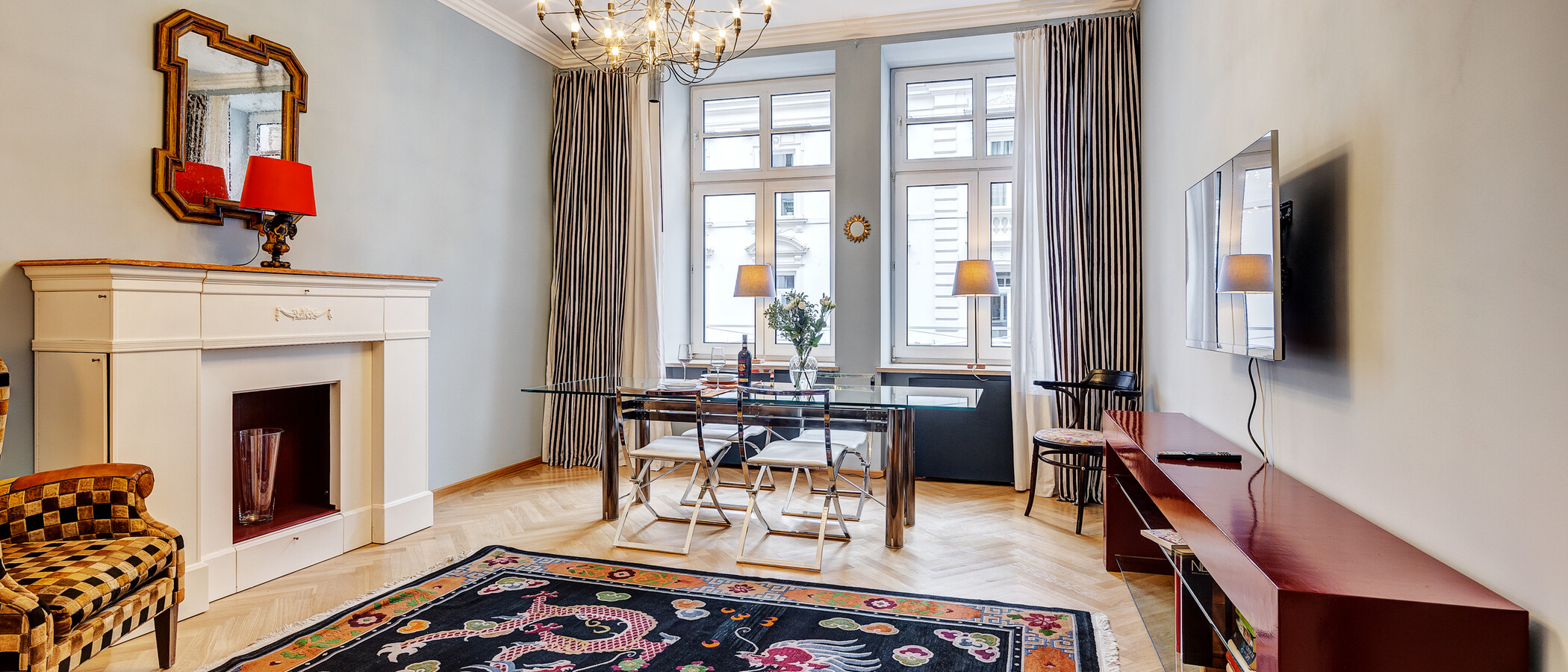 Wohnung München Lehel 01 Wohnzimmer 4375