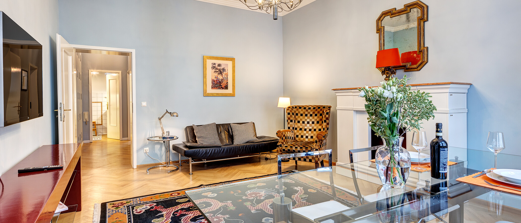 Wohnung München Lehel 02 Wohnzimmer 4375
