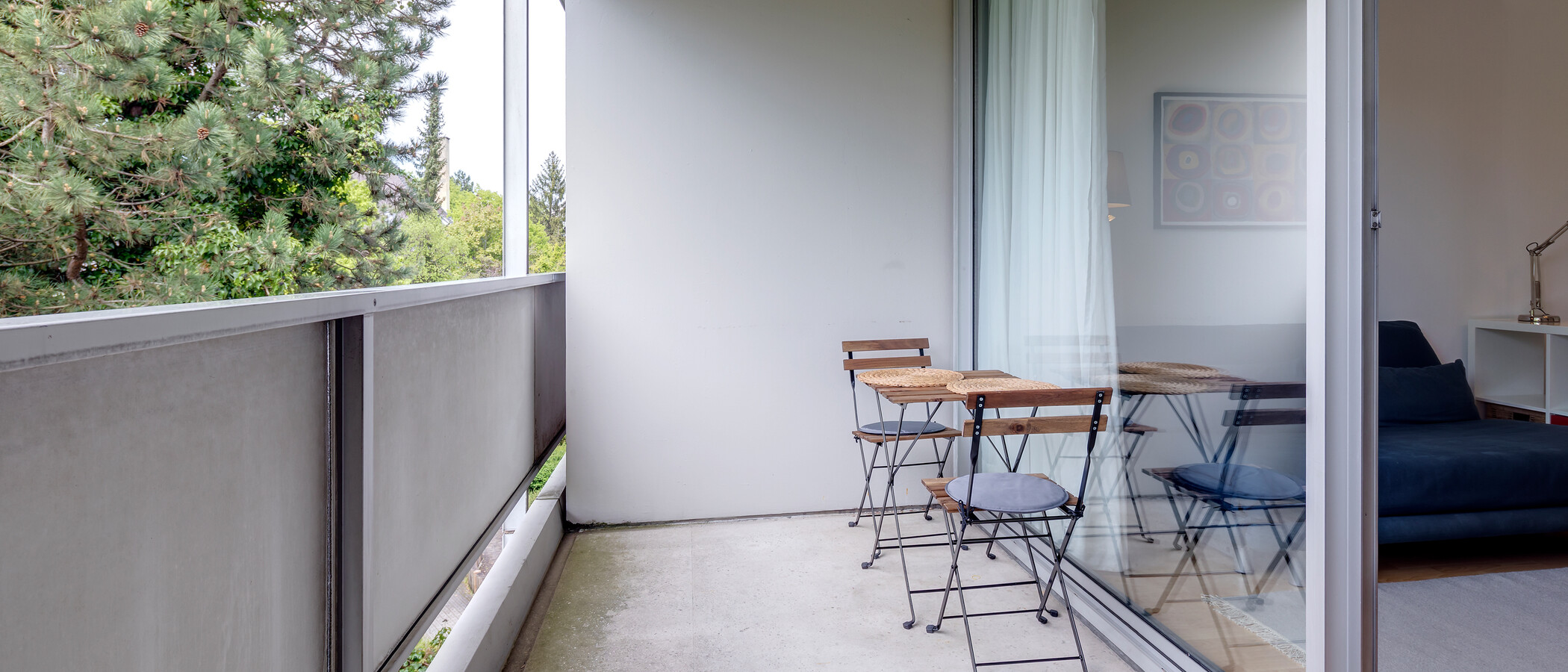 Wohnung München Schwabing-Nord (zw. Leopoldstraße & Englischen Garten) 01 Balkon 4452