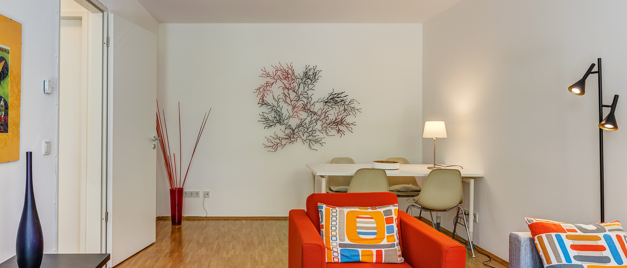 Gartenwohnung München Schwanthalerhöhe 03 Wohnbereich 4454