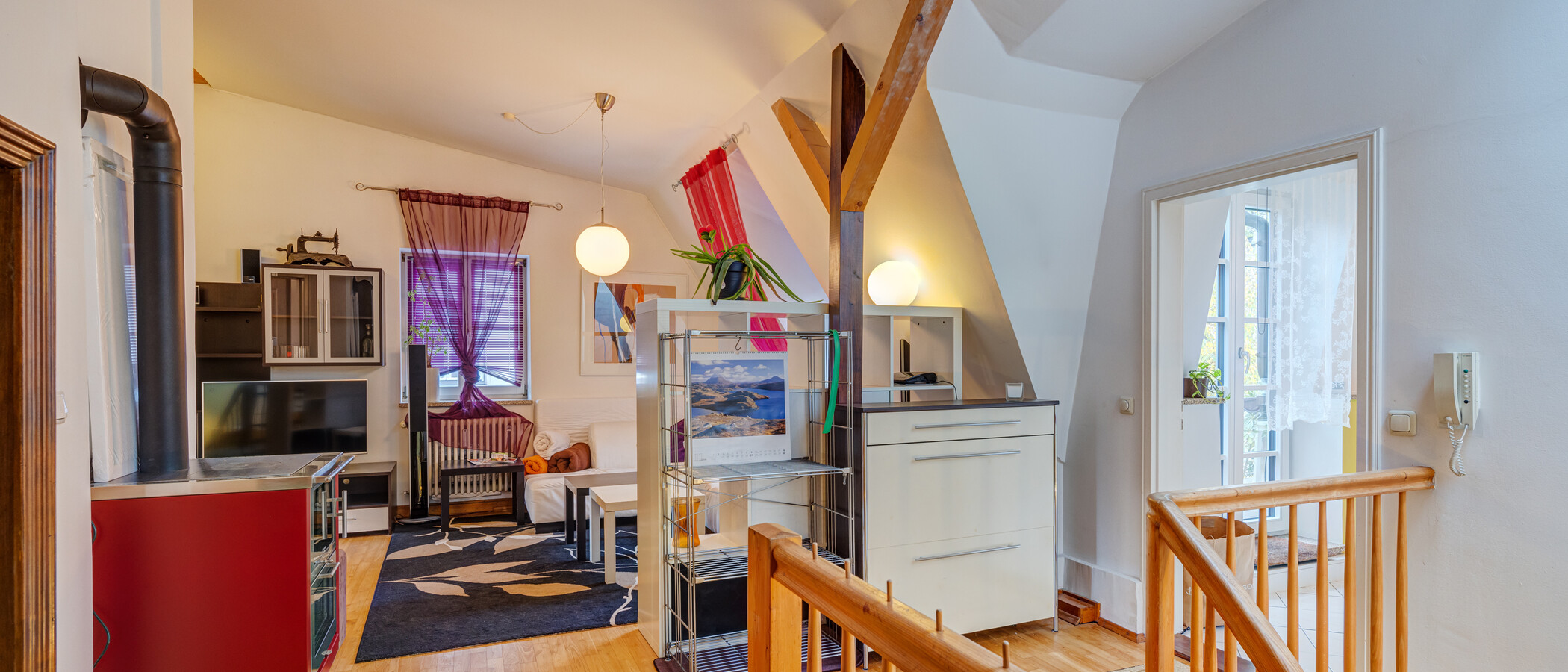 Dachgeschosswohnung München Giesing 01 Wohnbereich 4477