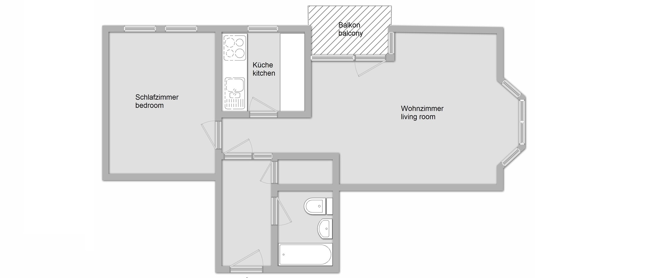 Wohnung München Obersendling 01 Grundriss 4519