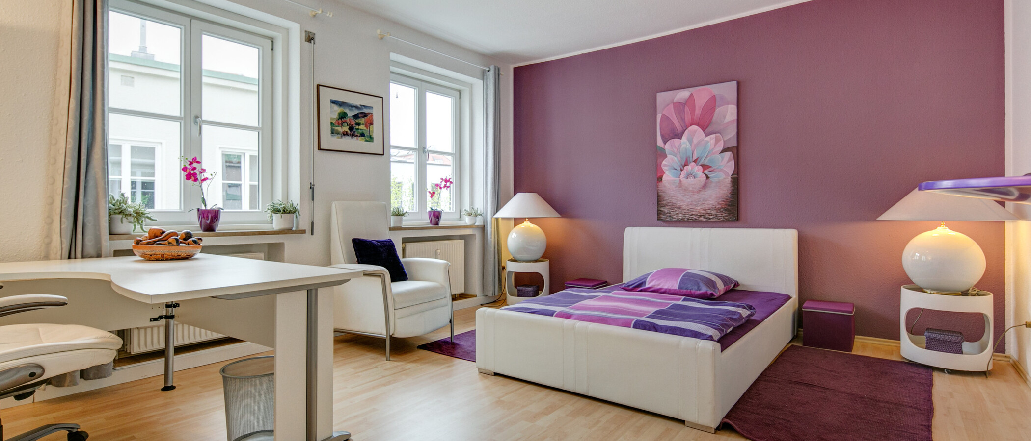 Wohnung München Schwabing (rechts der Leopoldstraße) 01 Schlafen 4536