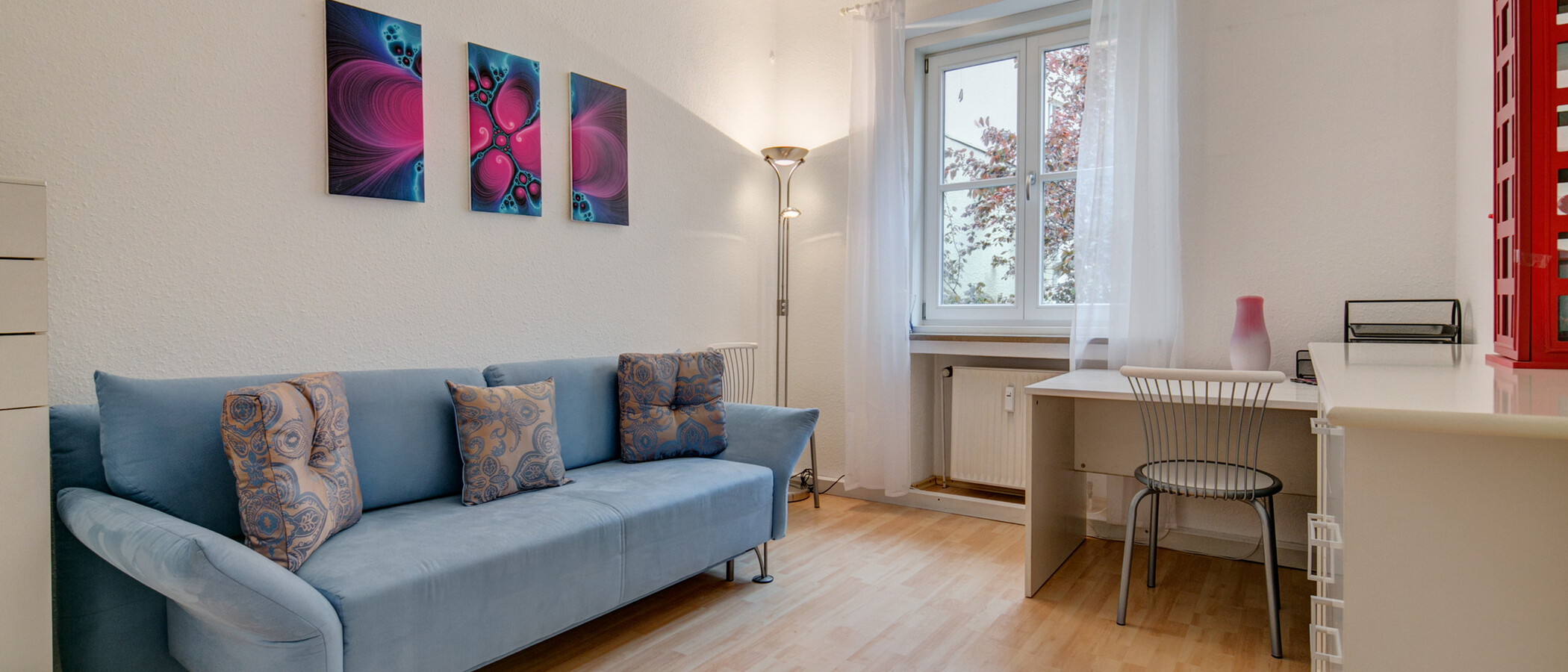 Wohnung München Schwabing (rechts der Leopoldstraße) 01 Gästezimmer 4536