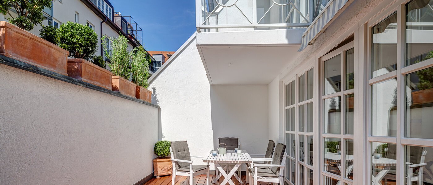 Reihenhaus München Gärtnerplatzviertel 01 Dachterrasse 4545
