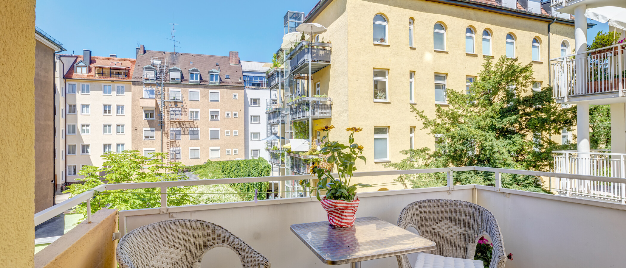 Wohnung München Maxvorstadt - Universitätsviertel 01 Balkon 4668