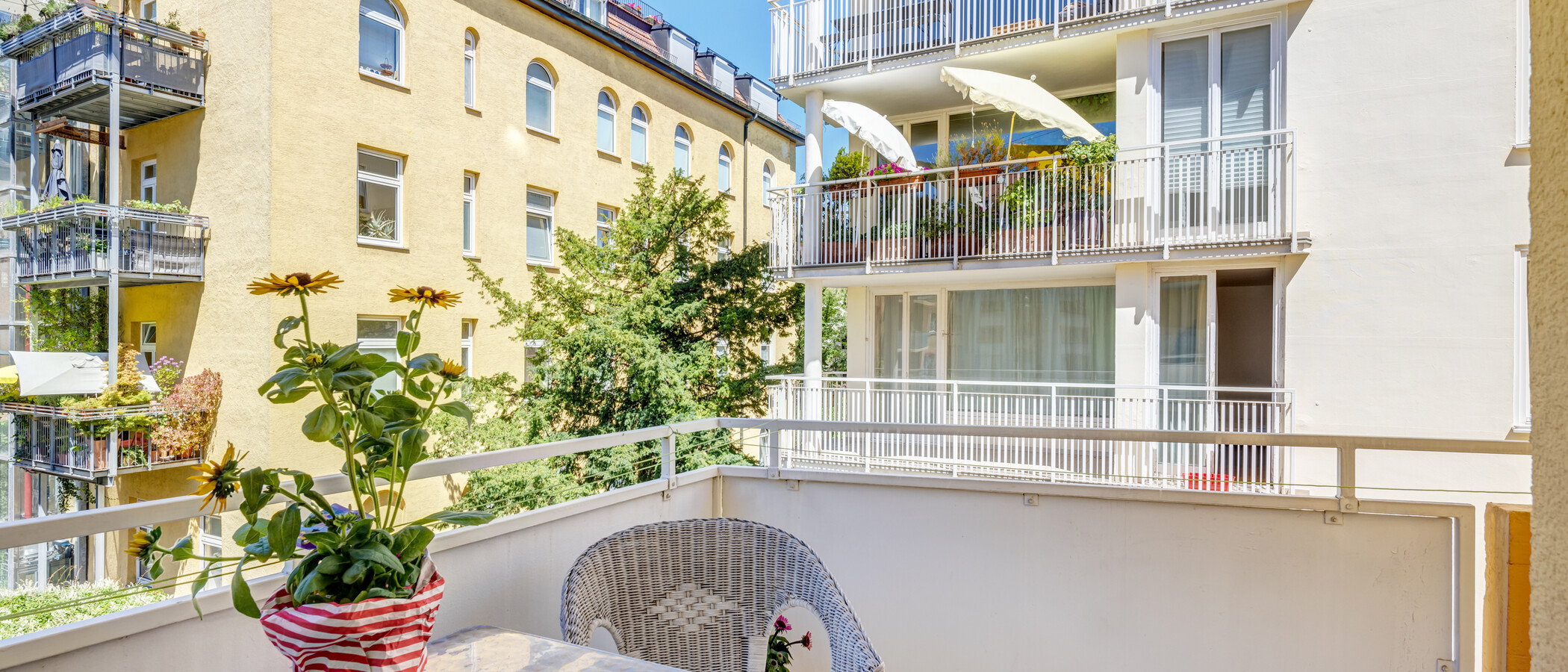 Wohnung München Maxvorstadt - Universitätsviertel 02 Balkon 4668