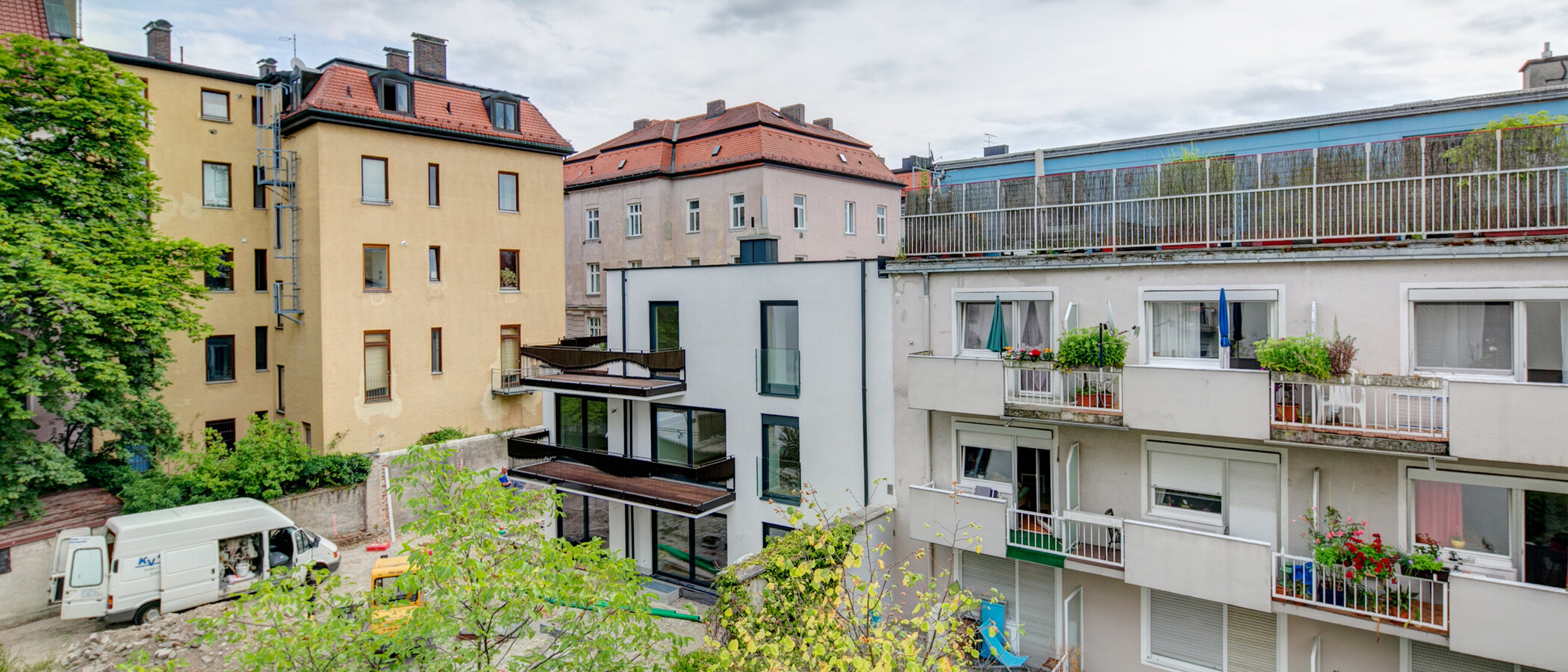 Wohnung München Schwabing (links der Leopoldstraße) 02 Aussicht 4673