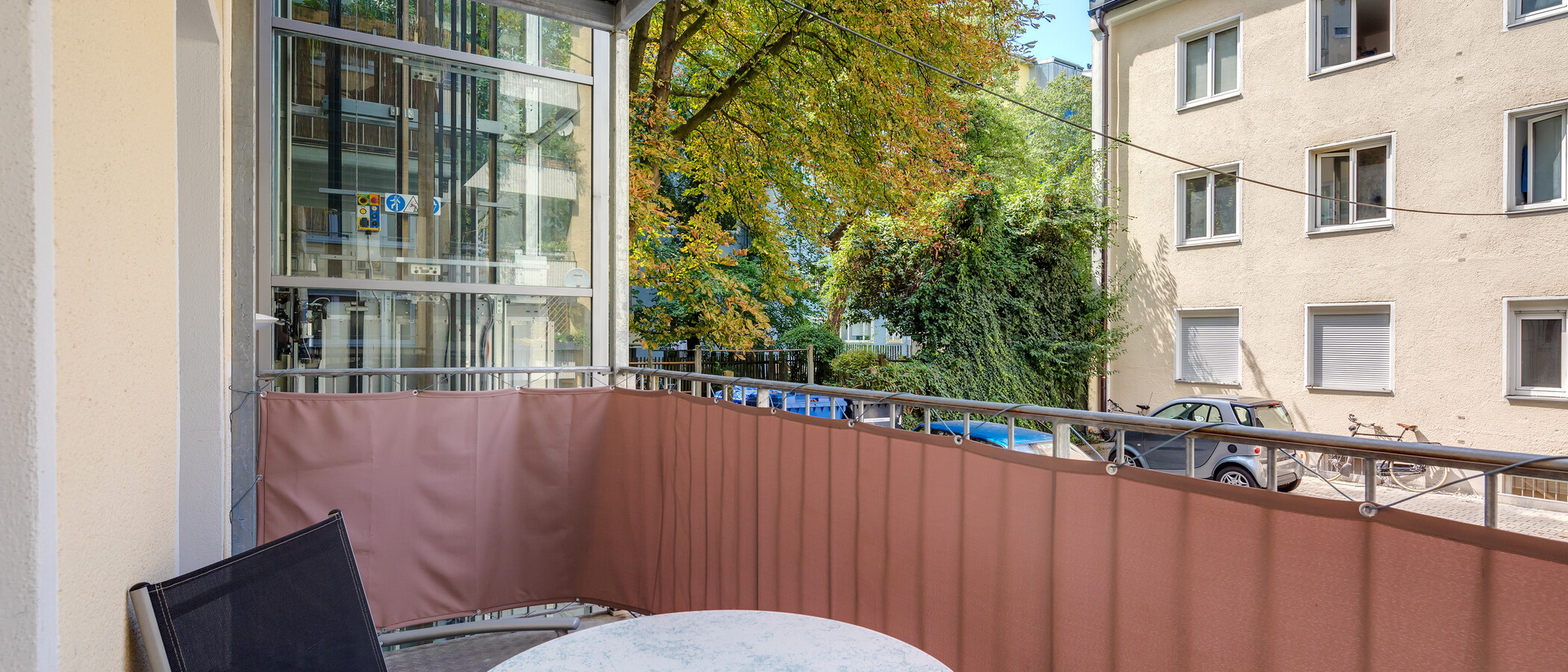 Wohnung München Schwabing-West (rund um den Hohenzollernplatz) 02 Balkon 4679