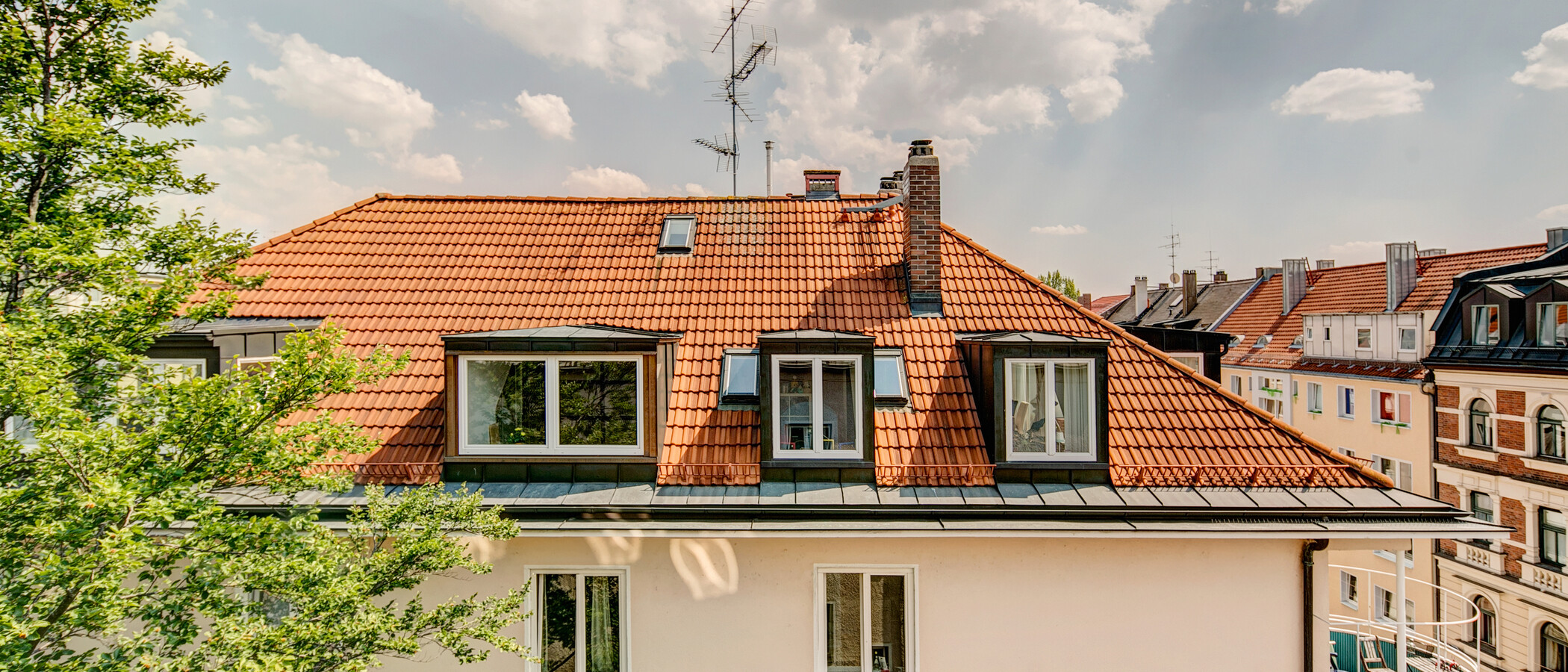 Dachgeschosswohnung München Maxvorstadt - Rund um den Josephsplatz 01 Aussicht 4683