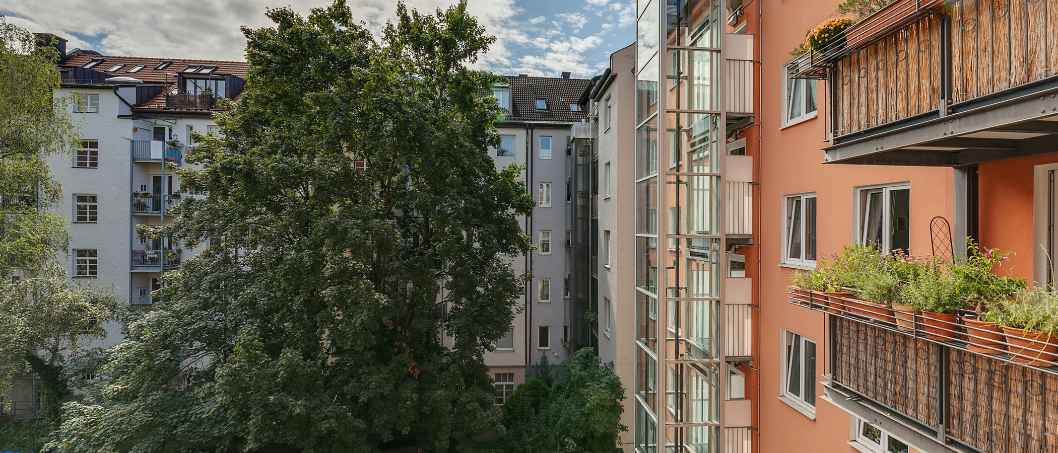 Wohnung München Schwabing-West (rund um den Hohenzollernplatz) 02 Aussicht 4783