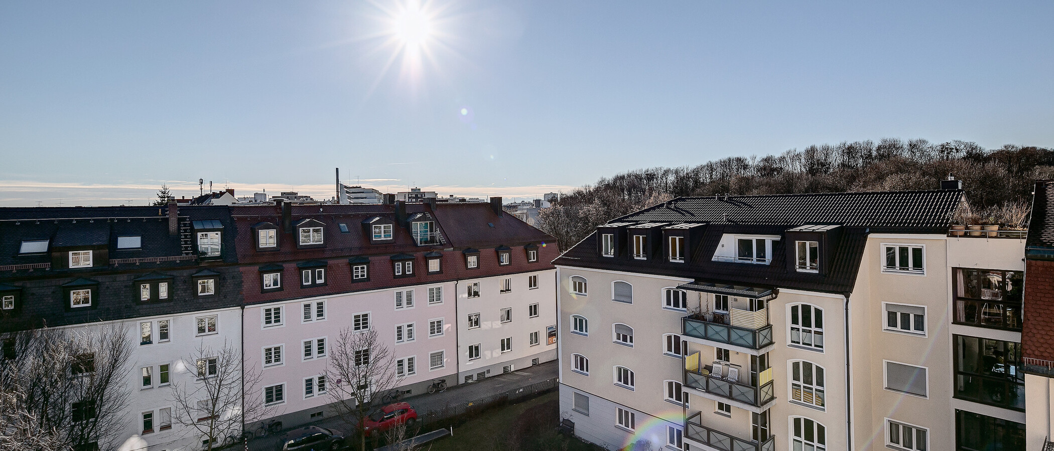 Dachterrassenwohnung München Schwabing-West 01 Aussicht 5041