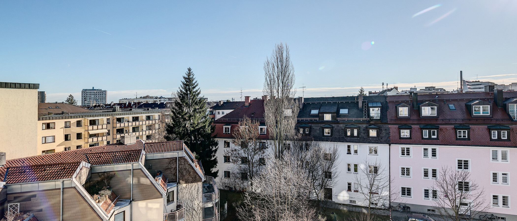 Dachterrassenwohnung München Schwabing-West 02 Aussicht 5041