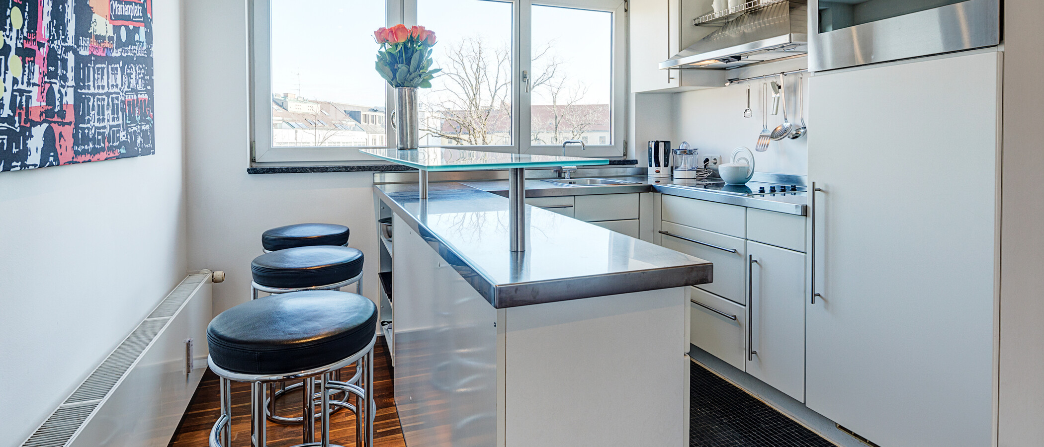 Dachterrassenwohnung München Maxvorstadt 02 Küche 5221