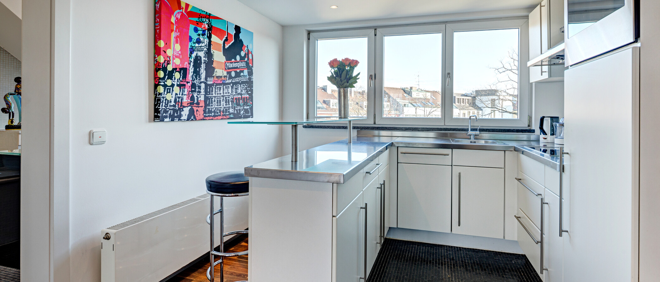 Dachterrassenwohnung München Maxvorstadt 03 Küche 5221