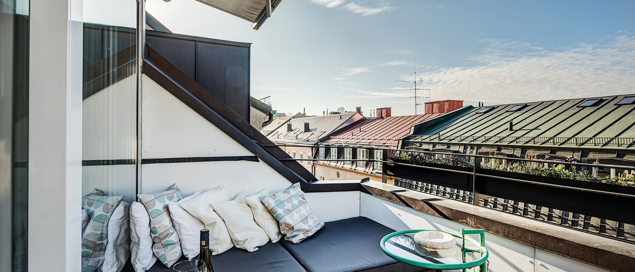 Dachterrassenwohnung München Maxvorstadt 01 Terrasse 5221