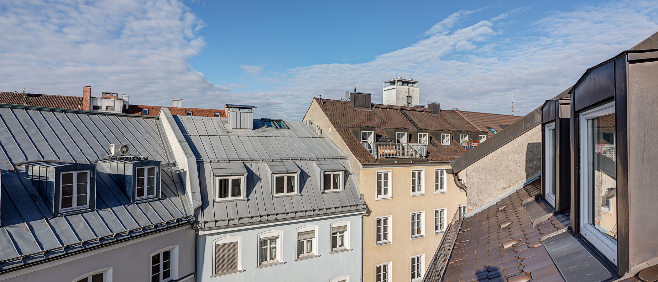 Dachterrassenwohnung München Maxvorstadt 02 Aussicht 5221