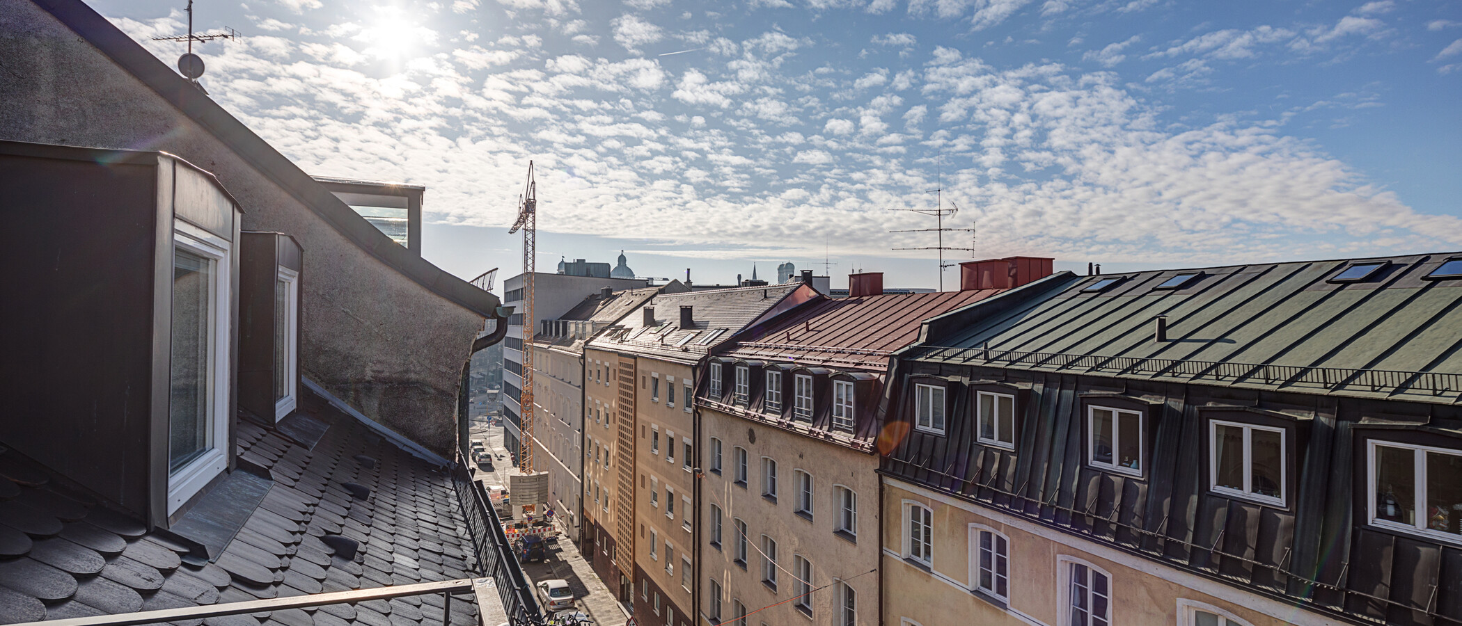 Dachterrassenwohnung München Maxvorstadt 03 Aussicht 5221