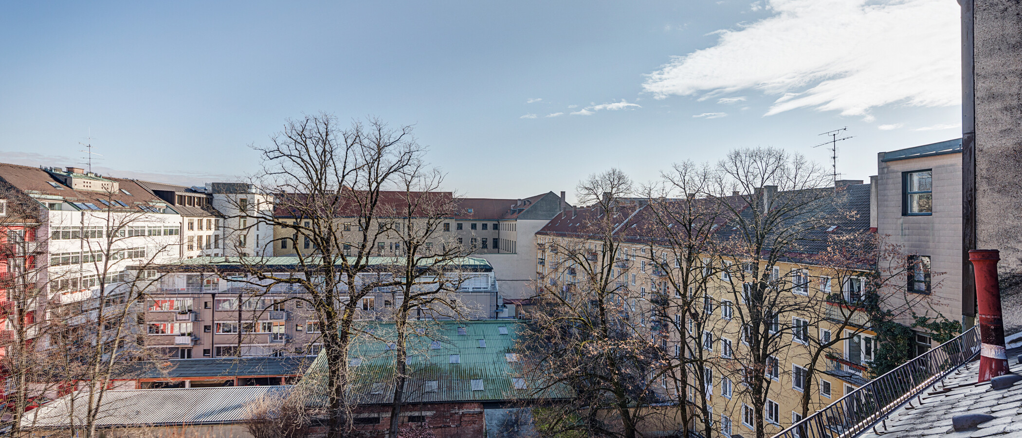 Dachterrassenwohnung München Maxvorstadt 06 Aussicht 5221
