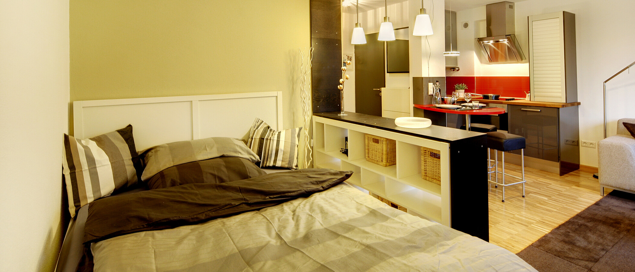 Apartment München Isarvorstadt 01 Schlafbereich 5346