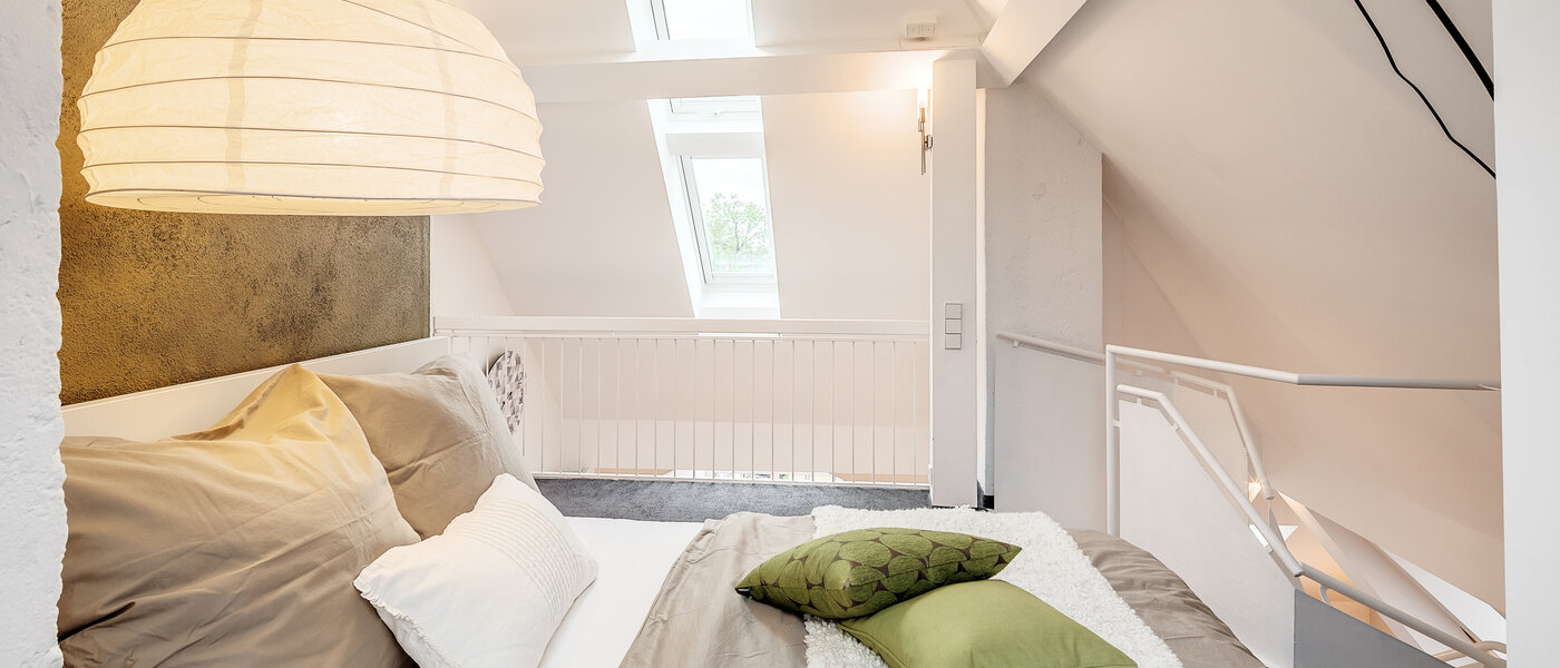 Galeriewohnung München Westend 03 Schlafzimmer 5354