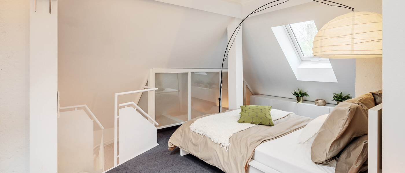 Galeriewohnung München Westend 04 Schlafzimmer 5354