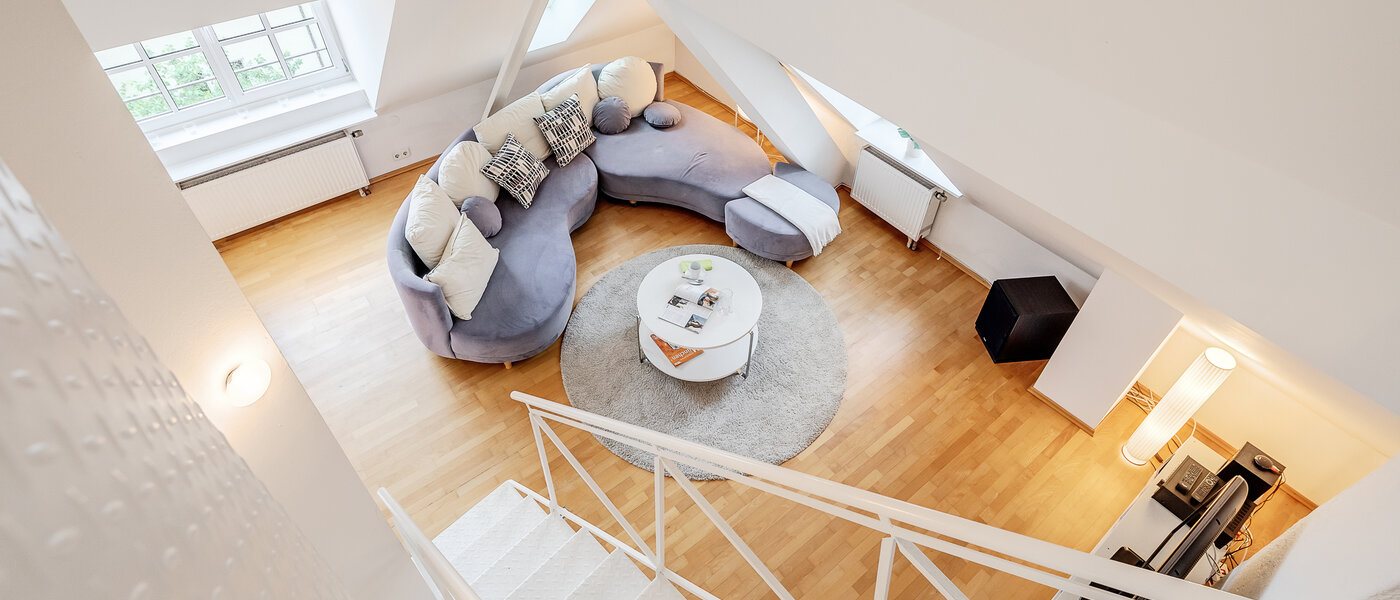 Galeriewohnung München Westend 05 Schlafzimmer 5354