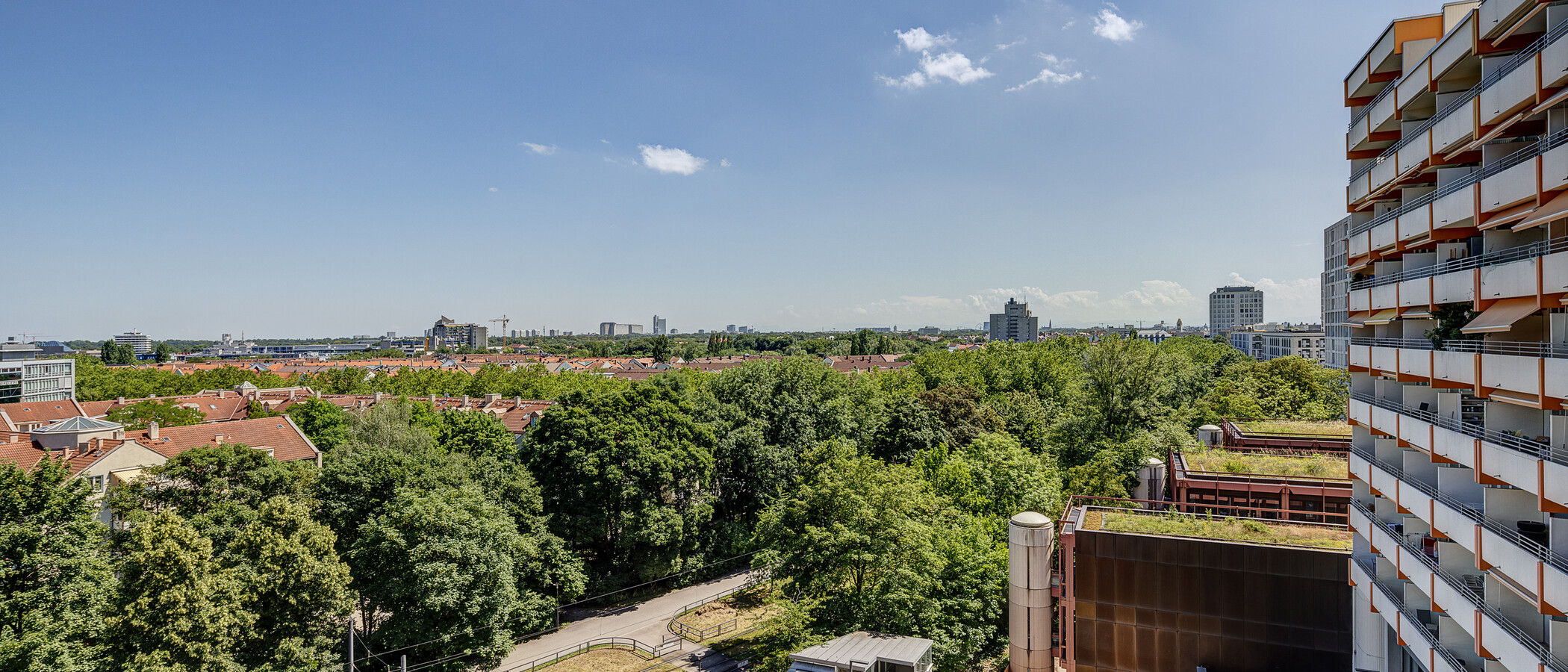 Wohnung München Schwabing (rechts der Leopoldstraße) 01 Aussicht 5389