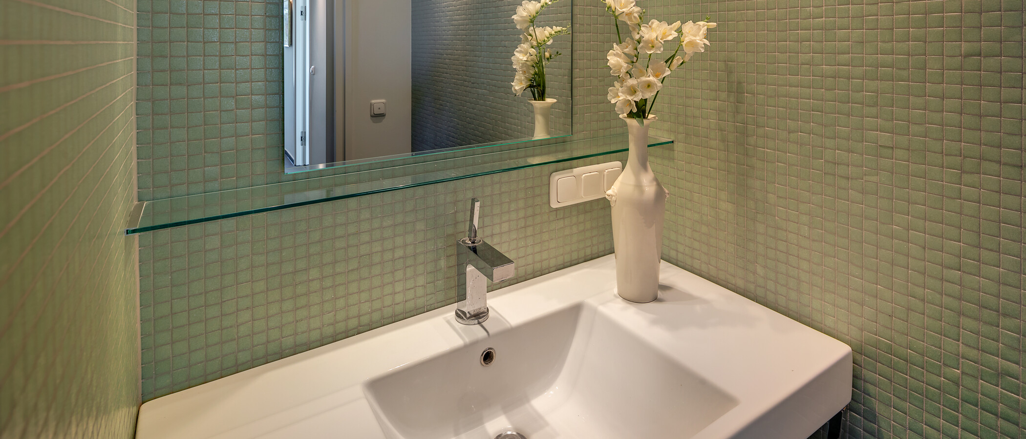 Wohnung München Schwabing (links der Leopoldstraße) 01 Badezimmer 5407