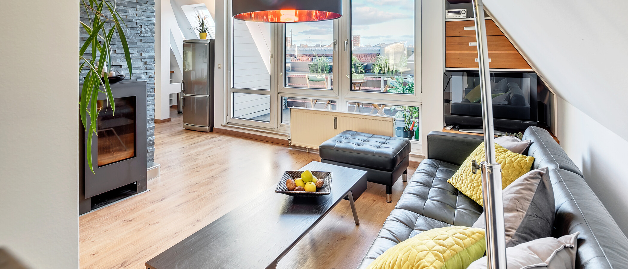 Dachterrassenwohnung München Isarvorstadt 05 Wohnen 5524