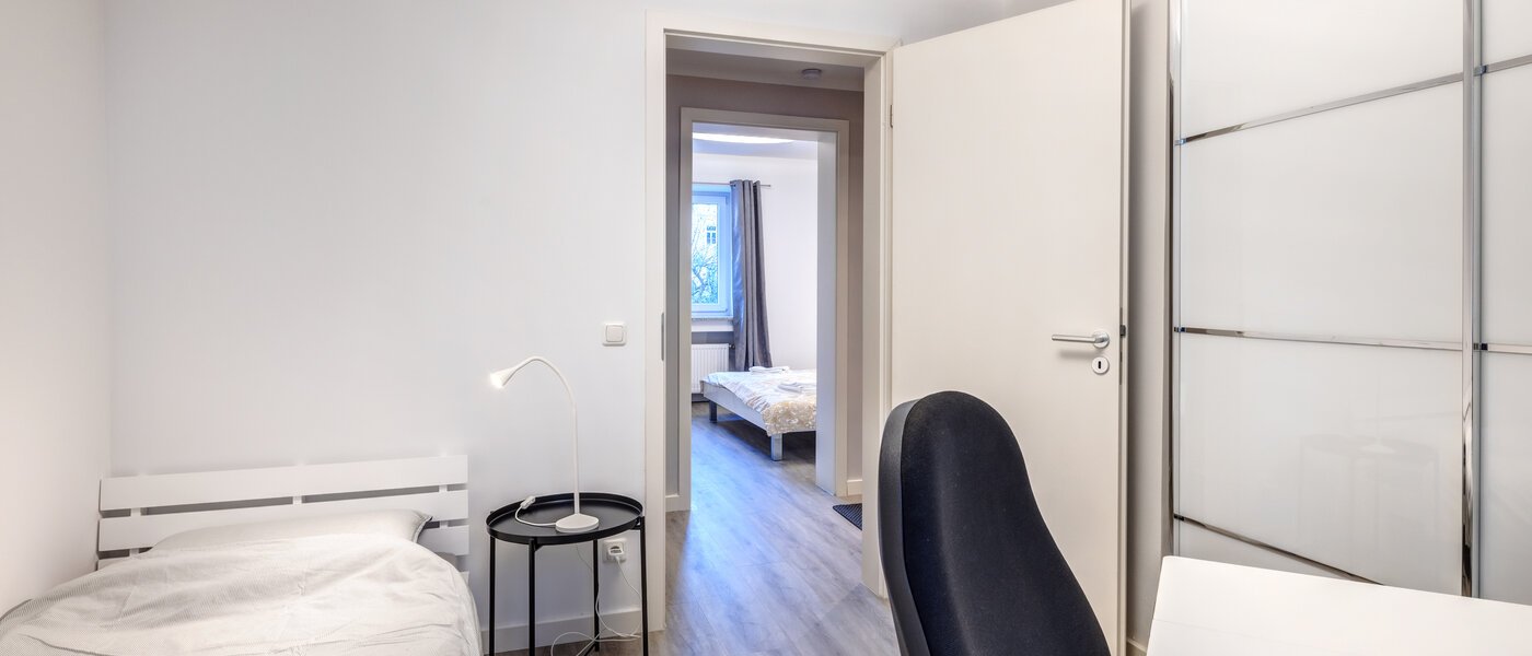 Wohnung München Schwabing-Nord (zw. Leopoldstraße & Englischen Garten) 01 2. Schlafzimmer	 5559
