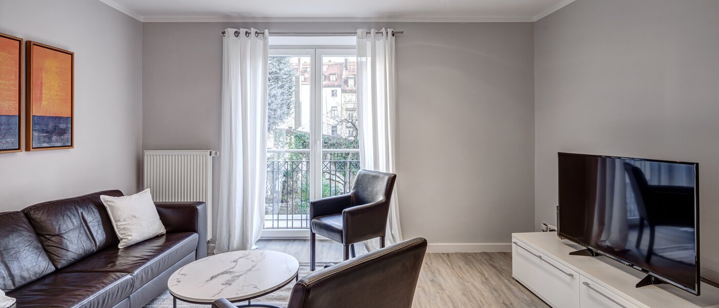 Wohnung München Schwabing-Nord (zw. Leopoldstraße & Englischen Garten) 02 Wohnbereich 5559