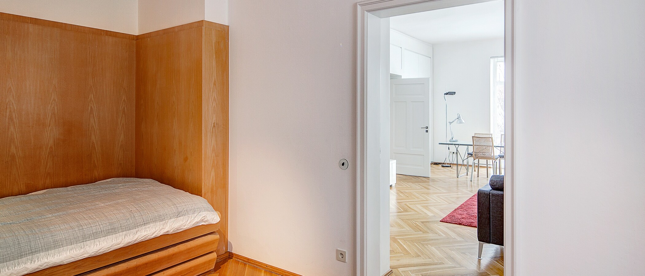 Wohnung München Schwabing (links der Leopoldstraße) 03 Schlafen 556