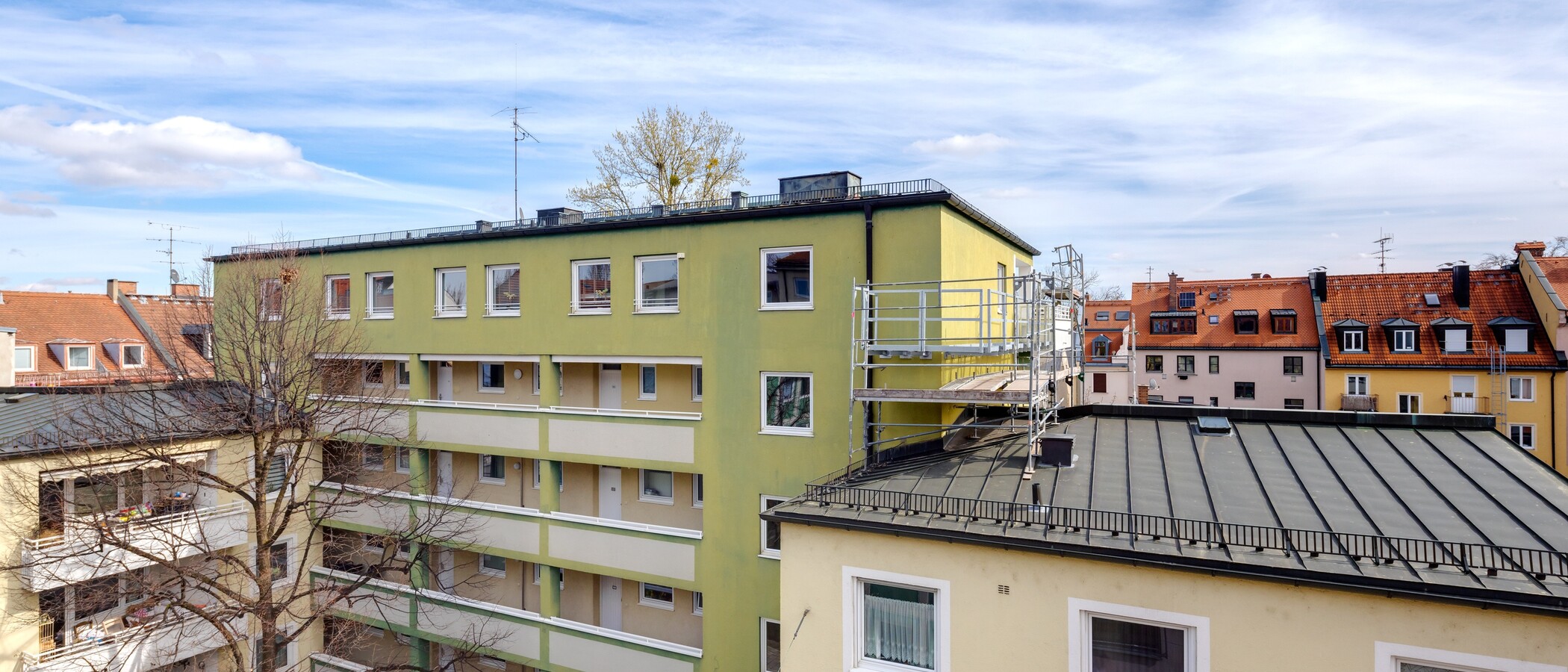 Dachgeschosswohnung München Schwabing 02 Aussicht 5576