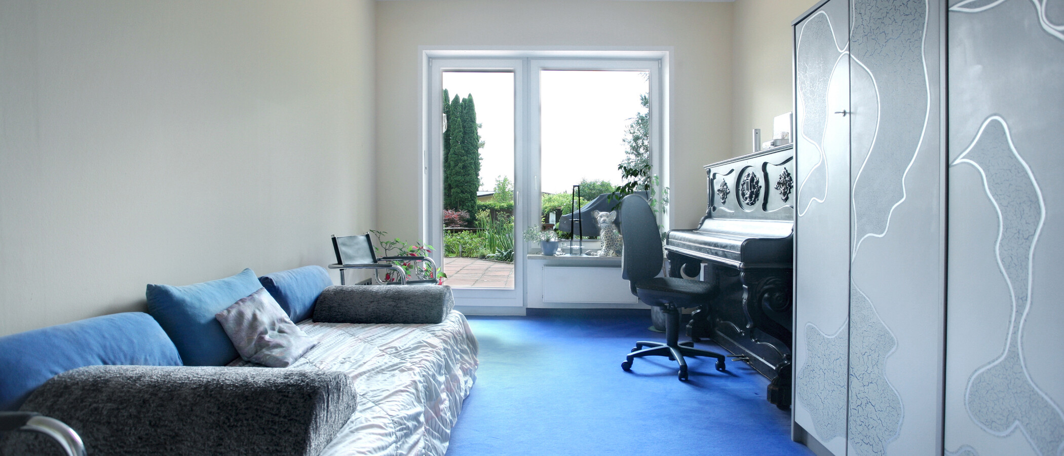 Gartenwohnung Baierbrunn 01 2. Schlafzimmer	 5633