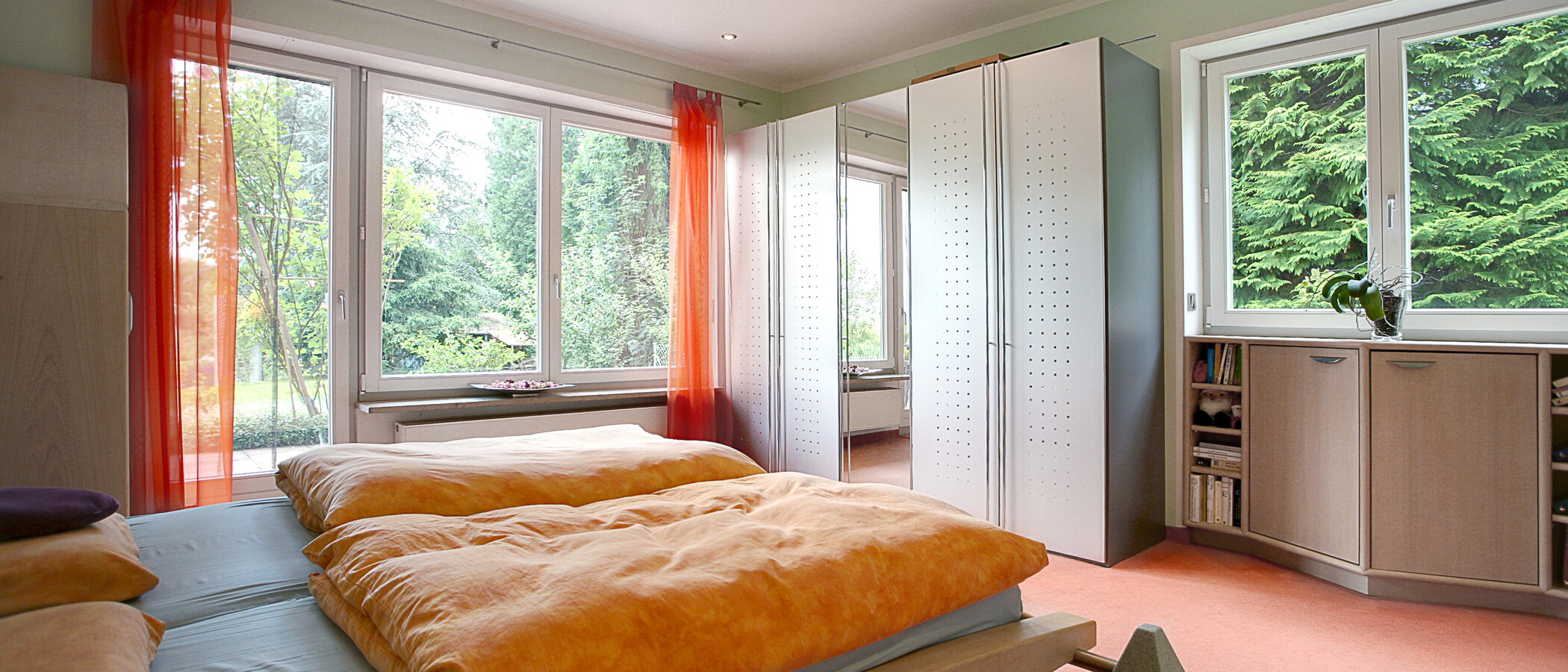 Gartenwohnung Baierbrunn 01 1. Schlafzimmer 5633