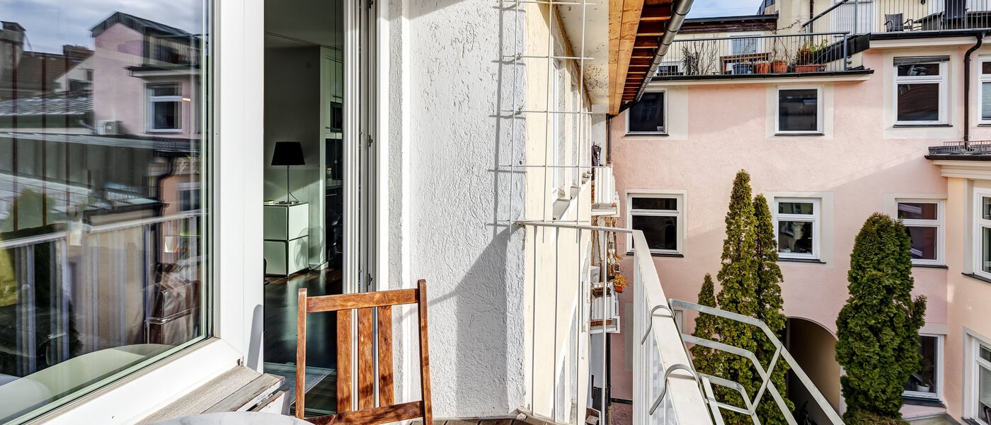 Wohnung München Glockenbachviertel 02 Balkon 5802