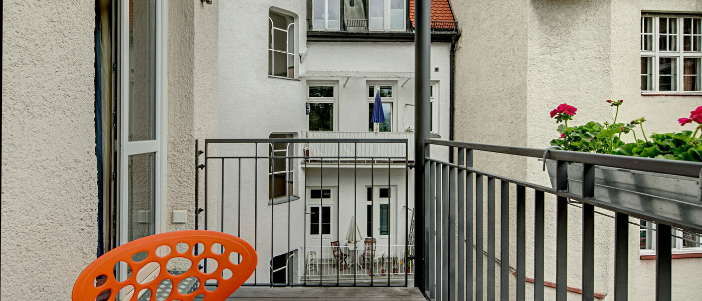 Wohnung München Schwabing-West (rund um den Bonner Platz) 03 Balkon 5818