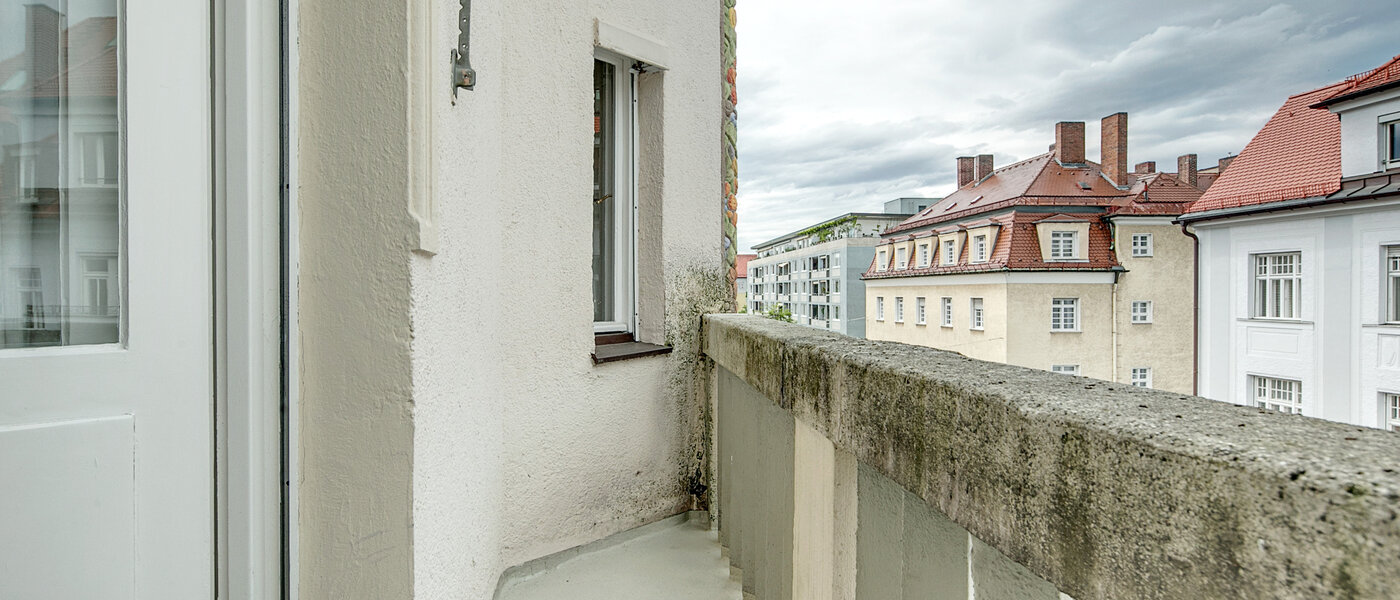 Wohnung München Schwabing-West (rund um den Bonner Platz) 06 Balkon 5818