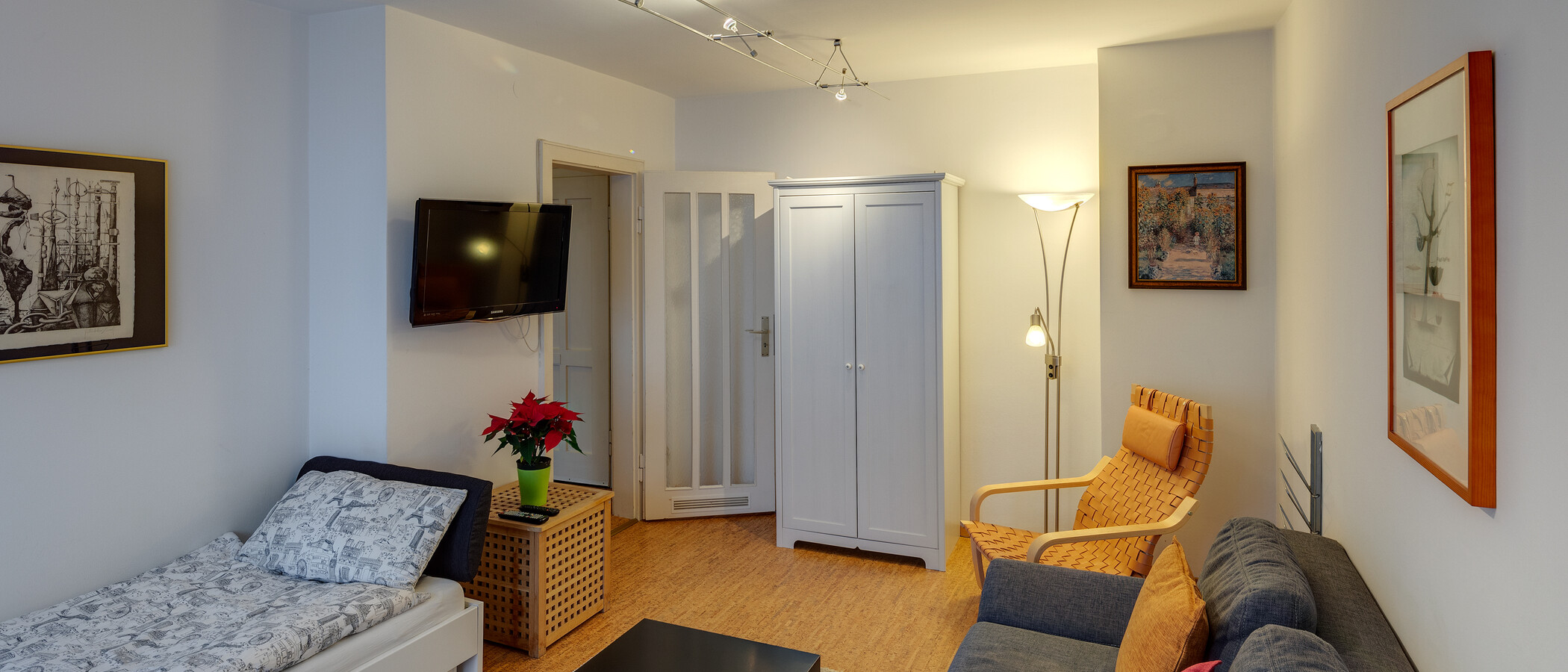 Wohnung München Schwabing-West (rund um den Hohenzollernplatz) 04 Wohnbereich 5868