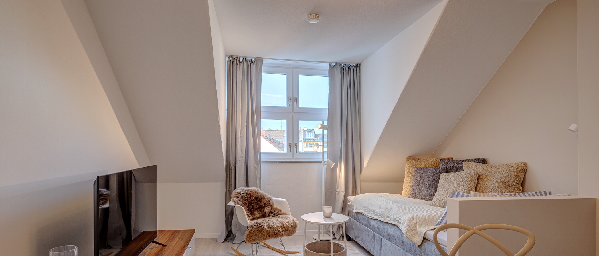 Apartment München Maxvorstadt - Universitätsviertel 01 Wohnbereich 5870