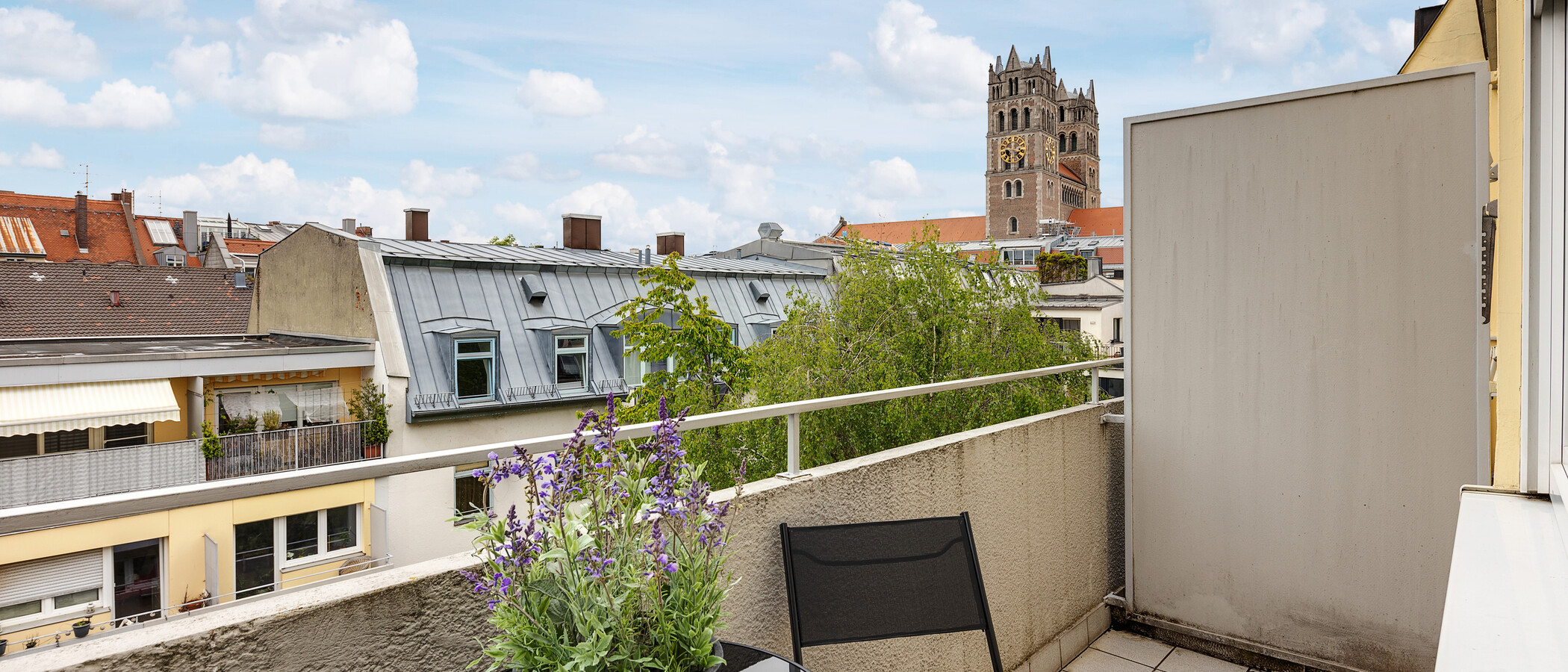 Wohnung München Glockenbachviertel 01 Balkon 5936