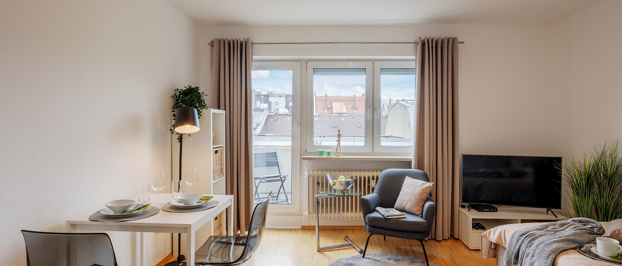 Wohnung München Glockenbachviertel 02 Wohnbereich 5936