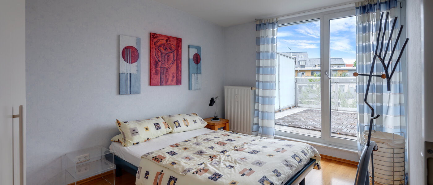 Dachterrassenwohnung München Sendling-Westpark 01 Schlafzimmer 5946