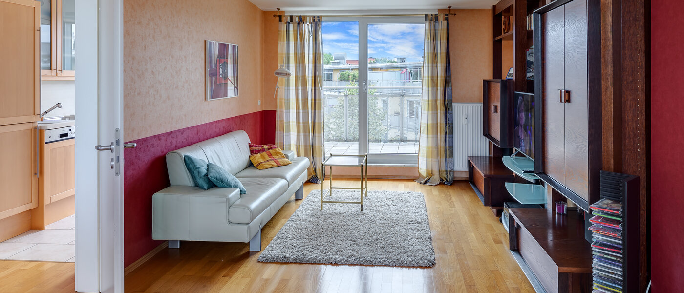 Dachterrassenwohnung München Sendling-Westpark 04 Wohnbereich 5946