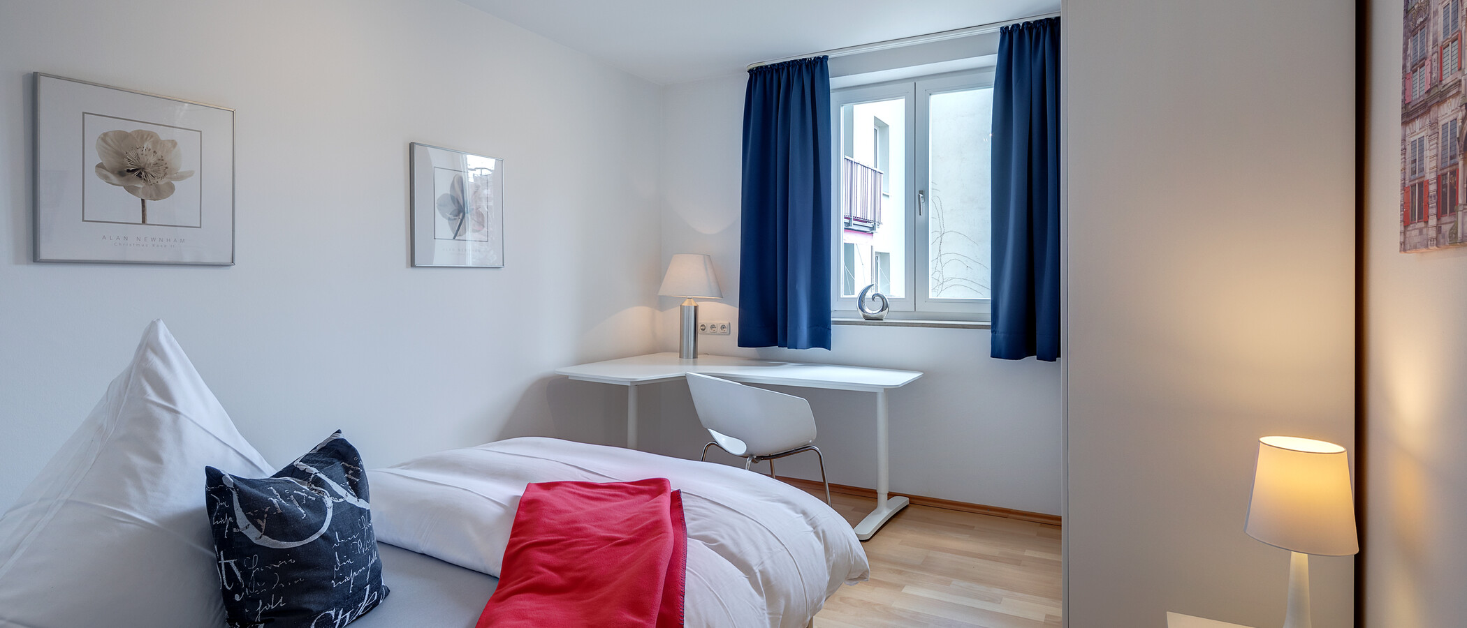 Wohnung München Maxvorstadt - Westen 01 2. Schlafzimmer	 6196